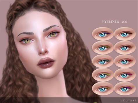 The Sims Resource Eyeliner A06
