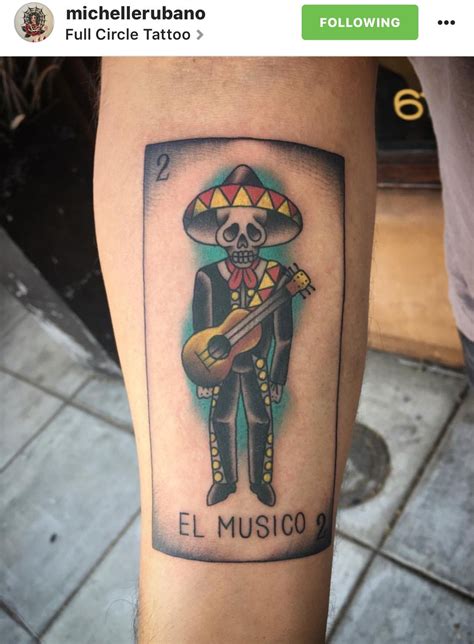 This One Was Done By Michelle Rubano At Full Circle Tattoo In San Diego It S A Loteria Tattoo
