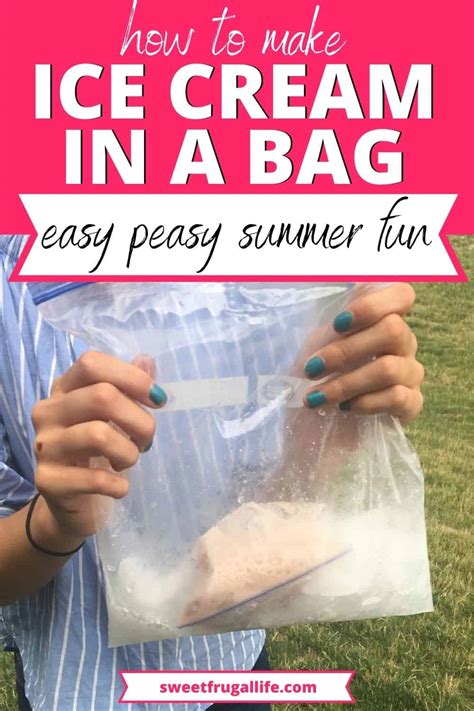 How To Make Ice Cream In A Bag Sweet Frugal Life