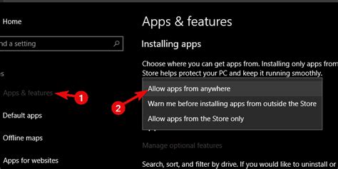 Fix Only Install Apps From Microsoft Store In Windows 1011