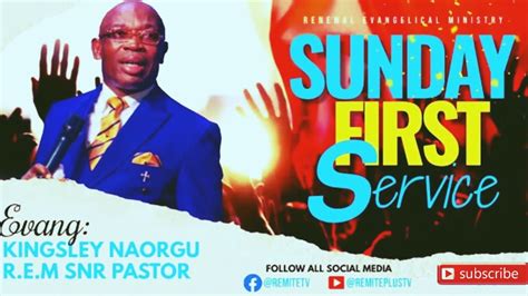 Sunday Anointing Service First Service Youtube