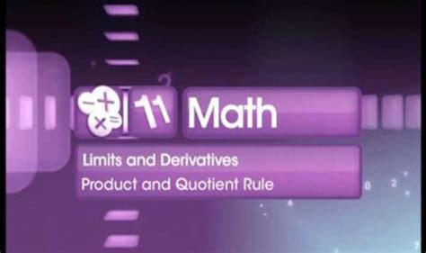 Product And Quotient Rule Class 11 Science Videos Mcqs And Saqs