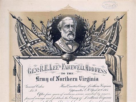 General Robert E Lees Farewell Address Landmark Events
