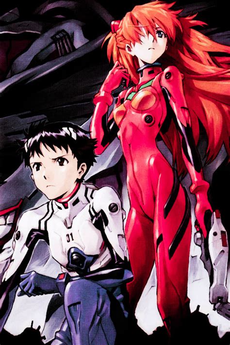 Shinji And Asuka Neon Genesis Evangelion Photo 38625294 Fanpop