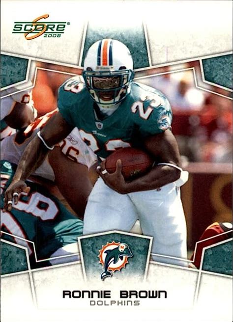 2008 Score 161 Ronnie Brown Nfl Football Trading Card