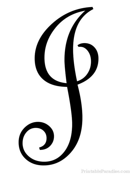 This page shows an example of the letter j. Pin by Writer Blue on tattooed heart | Letter j in cursive ...