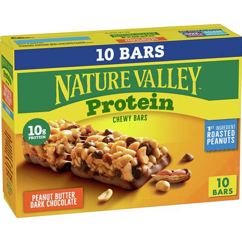 Nature Valley Protein Granola Bars Peanut Butter Dark Chocolate Ct Walmart