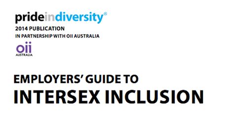 Employers Guide To Intersex Inclusion Intersex Human Rights Australia