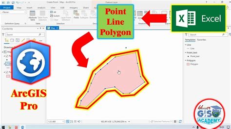 How To Create Point Line Polygon From Excel Csv Table In Arcgis Pro Khmer Gis Academy