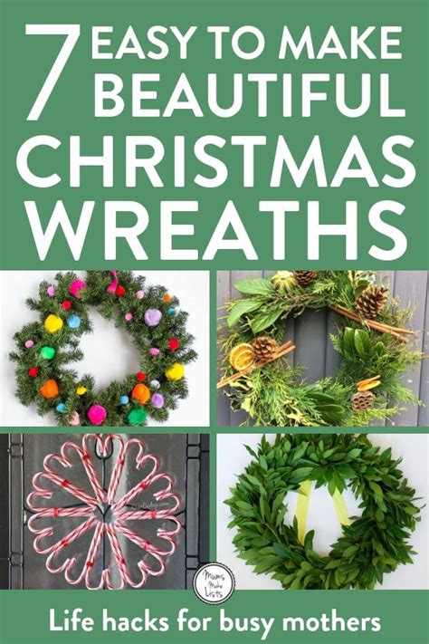 How To Make An Easy But Beautiful Diy Christmas Wreath Christmas