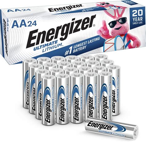 Buy Energizer Aa Batteries Ultimate Lithium Double A Battery 24 Count