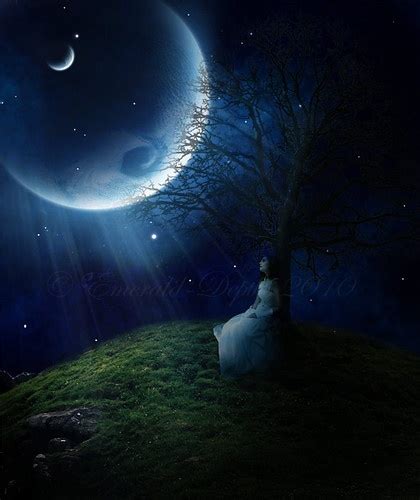 Mystic Moon Entrancement Mystic Moon Mystical World Moon Art