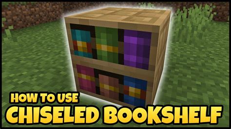 How To Use Chiseled Bookshelf In Minecraft Youtube