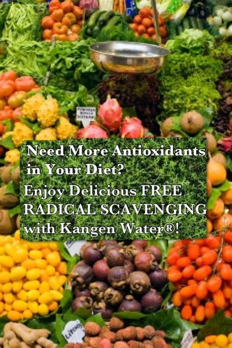 Who Doesn T Need More Antioxidants In There Diet Kangen Water Provides More Than If You Can Eat