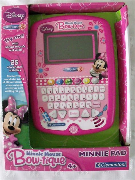 This era of gadgets demands the best of modern technology and education for our kids. Disney Computer Kid Minnie Mouse Bow-tique Touch Pad ...