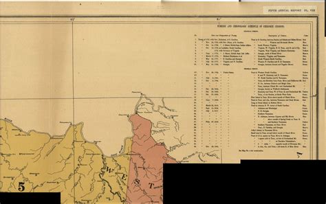 1884 Cherokee Nation Map