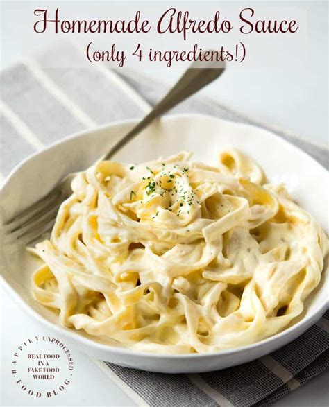 This was the best alfredo i have ever had!!! Classic Alfredo Sauce - Happily Unprocessed