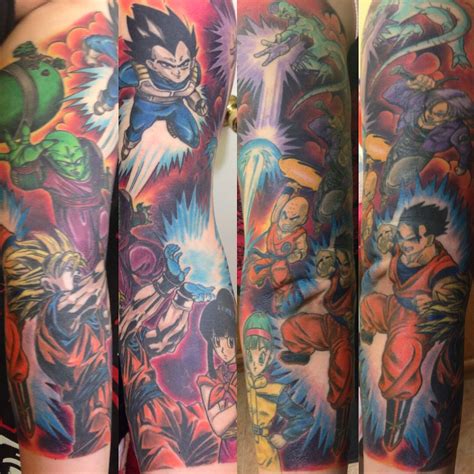 Naruto tattoo anime tattoos p tattoo video game tattoos best sleeve tattoos gaming tattoo dragon ball z tattoos for guys cool tattoos forward the biggest gallery of dragon ball z tattoos and sleeves, with a great character selection from goku. Dragon Ball Z Tattoo Sleeve by Gabriel Mata at True Fit ...