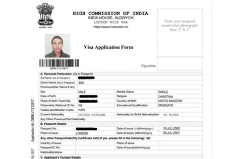 Vfs India Tourist Visa Application