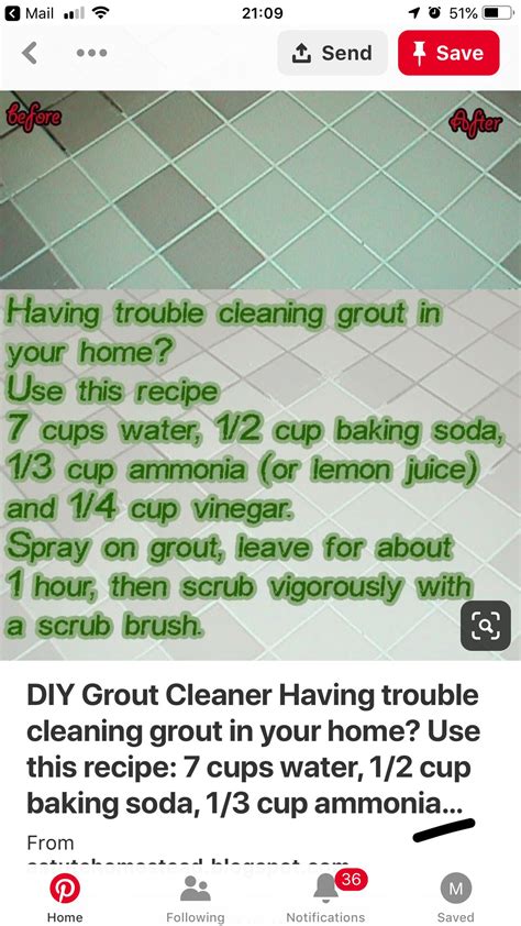 Homemade grout cleaner with peroxide. Pin by Milka Acimovic on CLEANING | Grout cleaner, Baking ...
