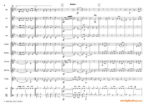 Marching On Little Shiny Brass For Junior Brass Band Pdf Sheet