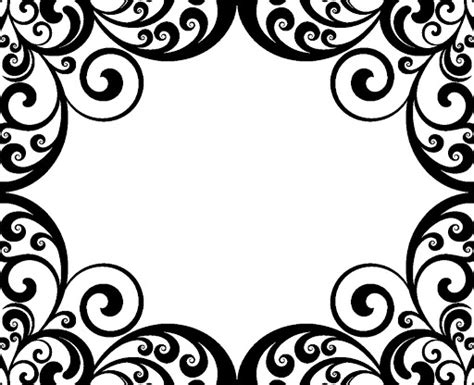 Damask Border Clip Art Clipart Best