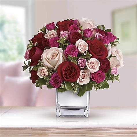 Telefloras Love Medley Bouquet With Red Roses A3565 Flower Delivery