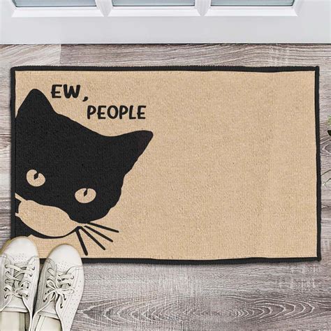 Eww People Doormat Funny Cat Mat Welcome Doormat Social Etsy
