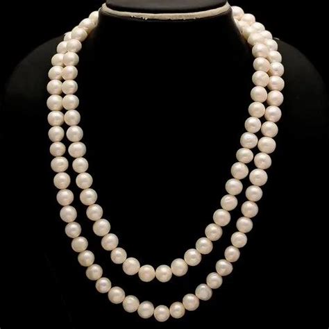 Beads South Sea Pearl Saccha Moti Mala For Women And Men Mm