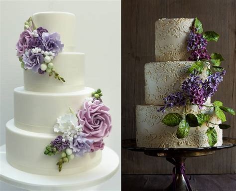 The 40 Prettiest Purple Lilac And Lavender Wedding Cakes Cake Geek