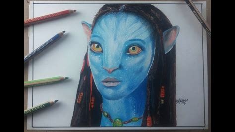 Neytiri Avatar Drawing Youtube