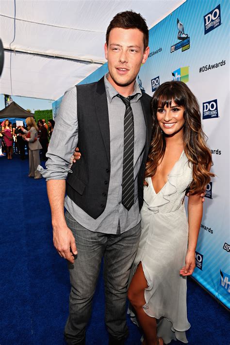 ‘glee Couple Lea Michele And Cory Monteith Attend The 2012 Do Something
