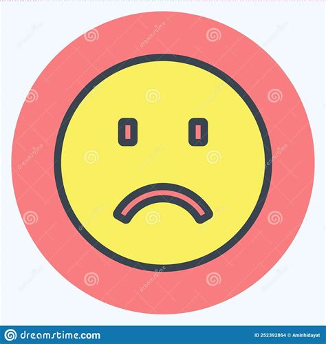 Emoticon Sadness Led Royalty Free Cartoon 120551984