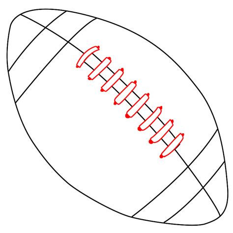 How To Draw A Football - Draw Central