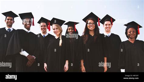 Students Graduation Success Achievement Concept Stock Photo Alamy