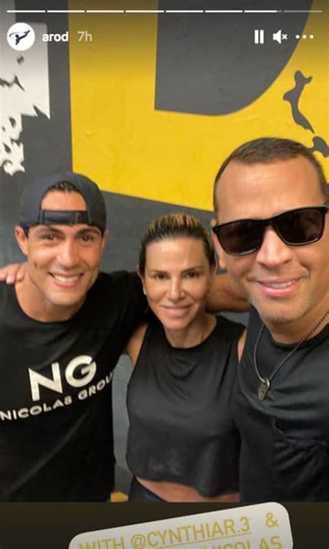 Alex Rodriguez Rod Posts A Pic With Ex Wife Cythia Scurtis