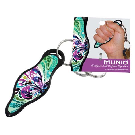 Munio Self Defense Keychain Butterfly Glass Self Defense Products For