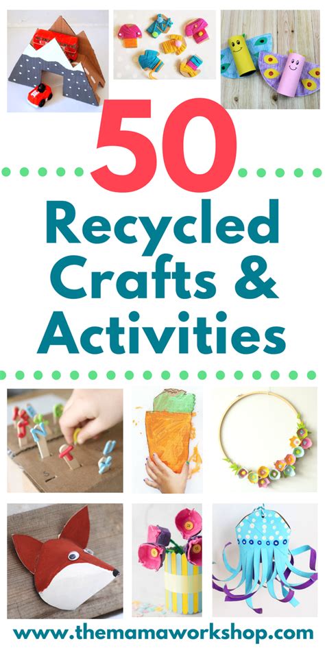 50 Earth Day Crafts Using Recycled Materials The Mama