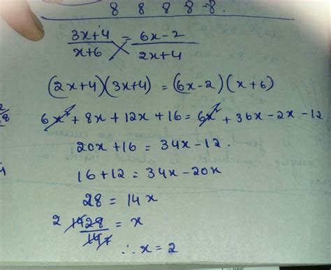 solve 3x 4 x 6 6x 2 2x 4