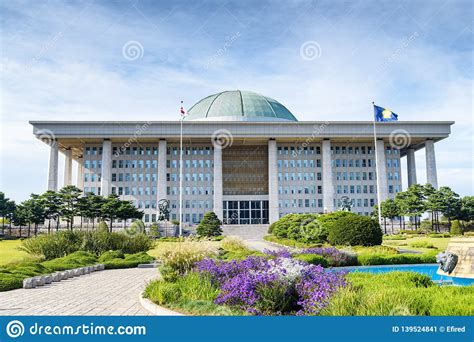 The National Assembly Proceeding Hall Seoul South Korea Stock Image