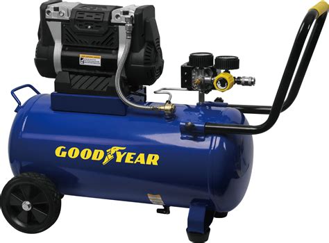 Buy Goodyear 8 Gallon Quiet Oil Free Horizontal Air Compressor