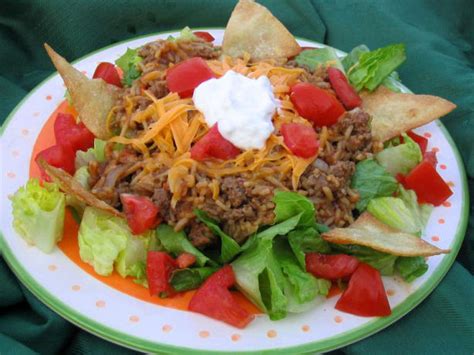 Hot Taco Salad Recipe