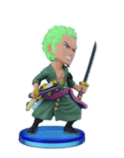 Sep158606 One Piece Wcf Fight Zoro Fig Previews World