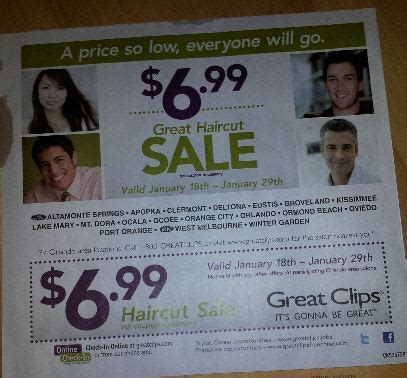 Orlando Daily Deals: Great Clips $6.99 Hair Cuts in ...