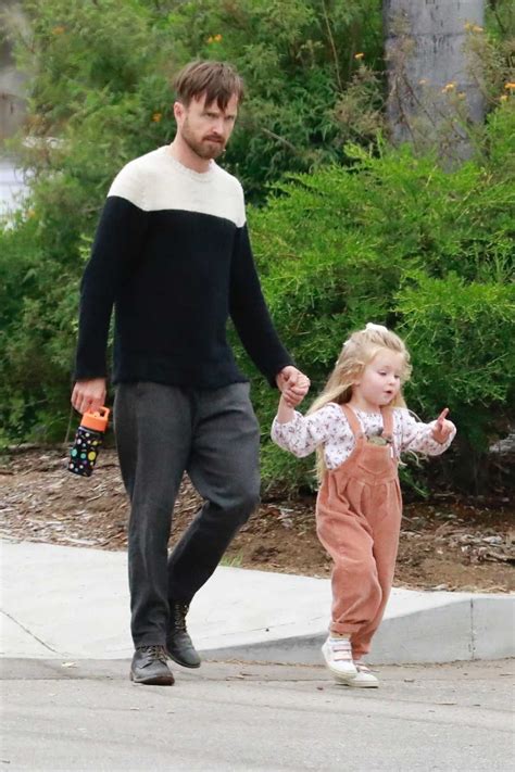 Aaron Paul Walks His Daughter In Los Feliz 06072021 Lacelebsco