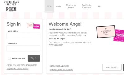 The 3 vs angel card rewards statuses are always make payments on time. Comenity.Net/Victoria's Secret | Victoria's Secret Angel Card Payment