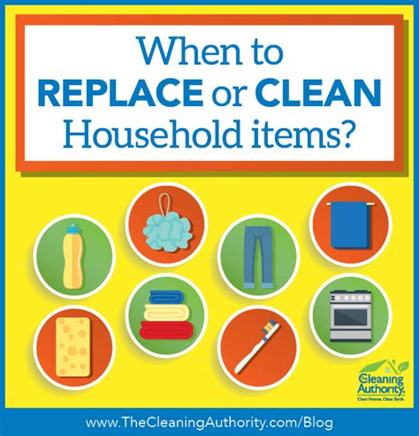 How Often Do You Really Need To Clean Or Replace Household Items