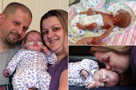 Shes A Little Miracle Parents Joy As Premature Baby Goes Home For