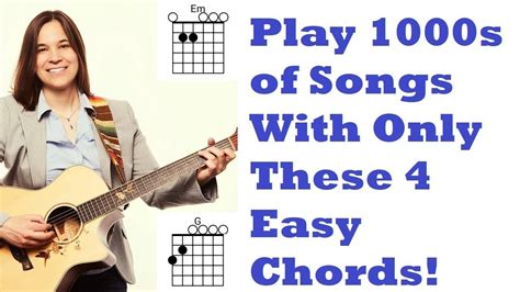 First Guitar Chords You Need To Learn Easiest Beginner Guitar Chords
