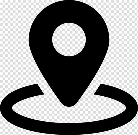 Updated visual refresh version of the google maps marker icons. Black and white location logo illustration, Computer Icons ...